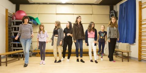 Účastníci hereckého kurzu: Fantomové divadla 1